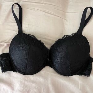 Elegant Black Lace Bra